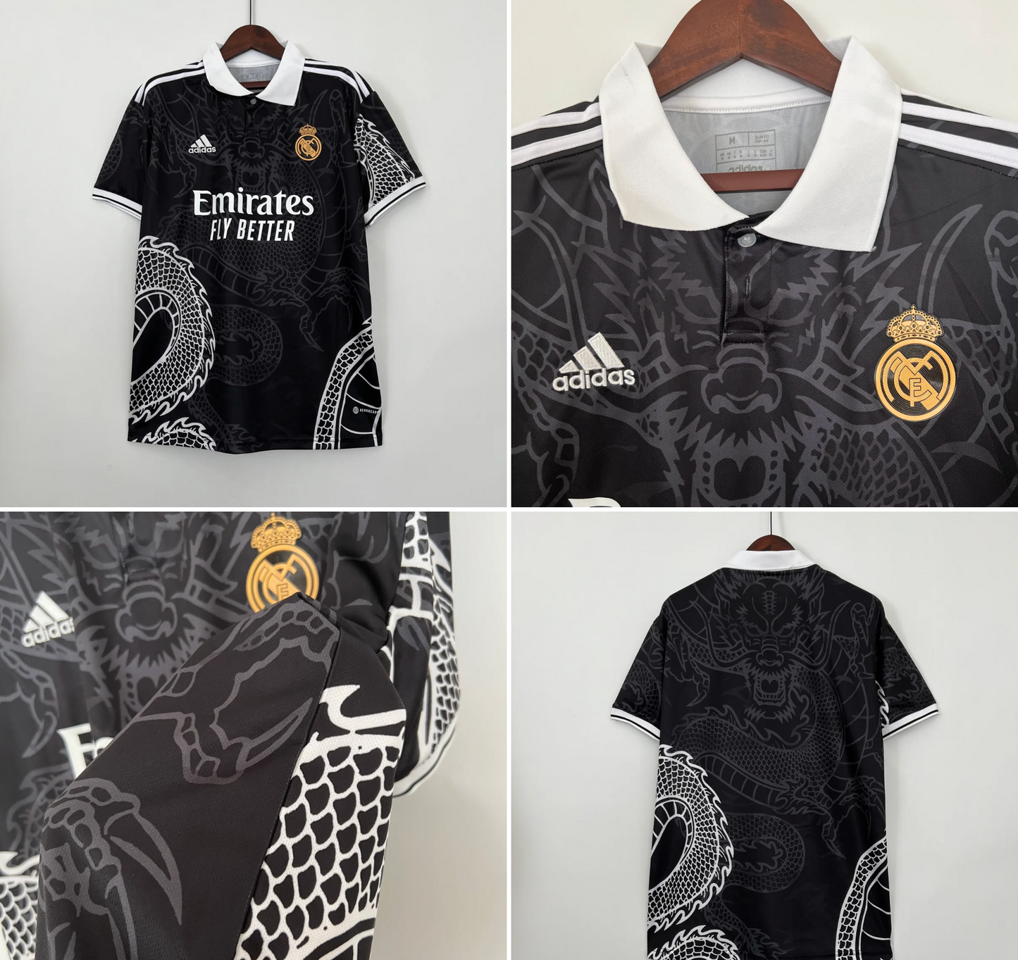 23/24 Real Madrid Black Dragon Premium kit