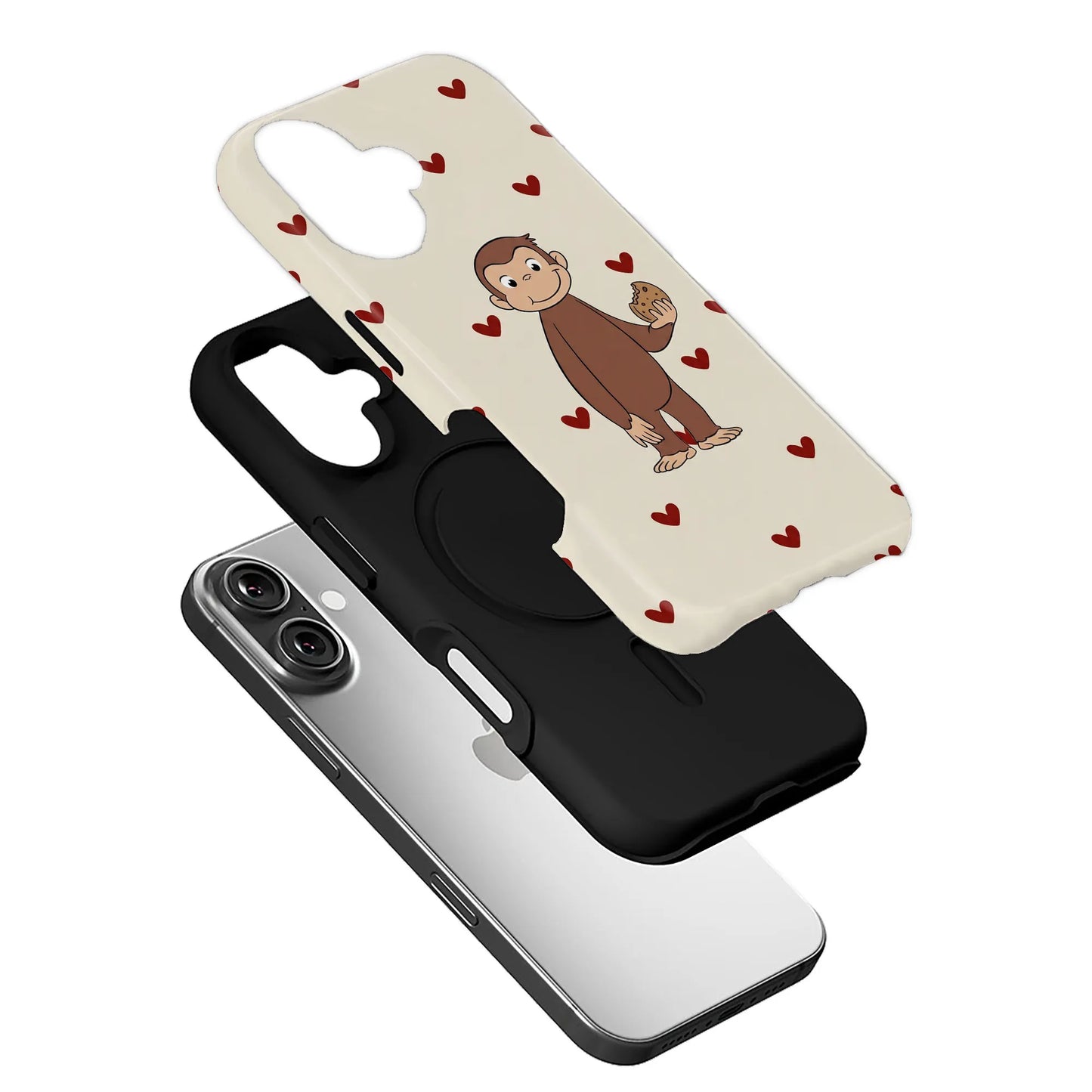 Curious George Cookie Love Phone Case