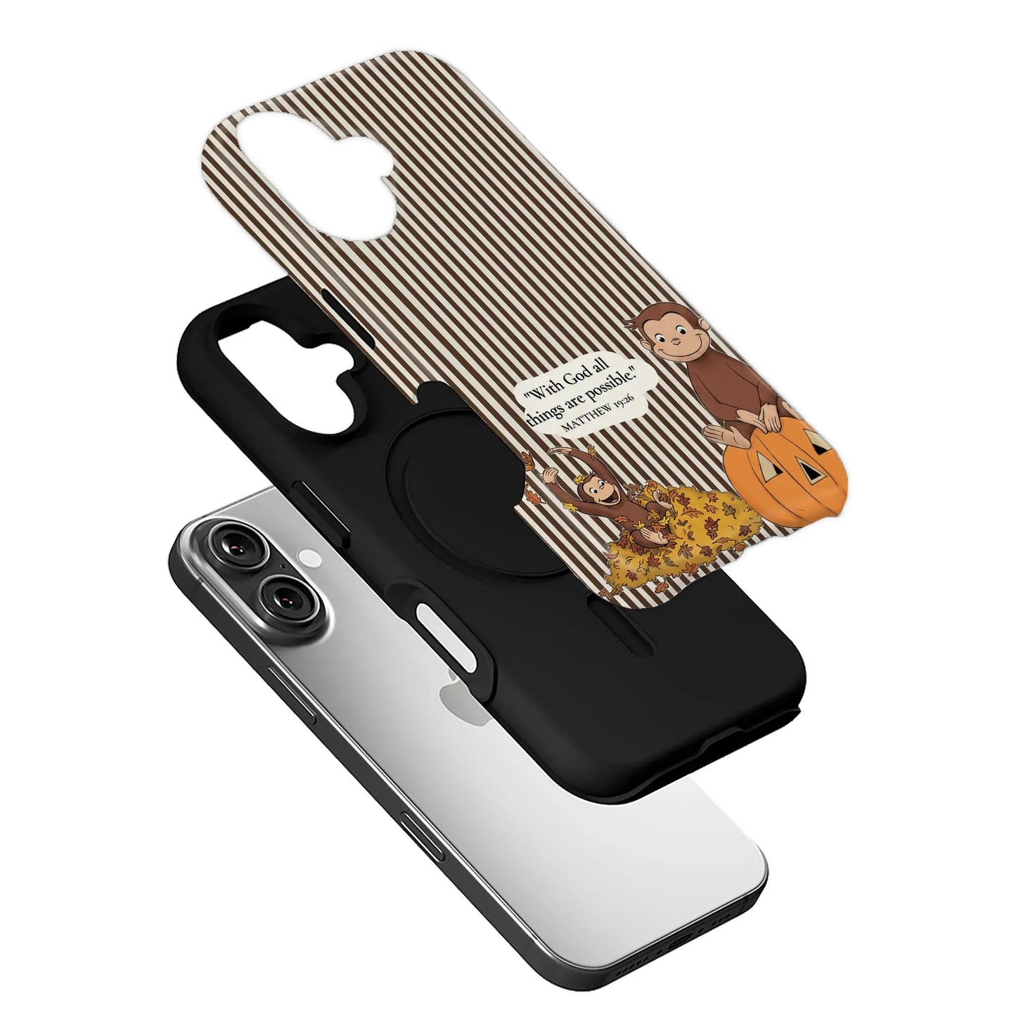 Curious Monkey Fall Phone Case