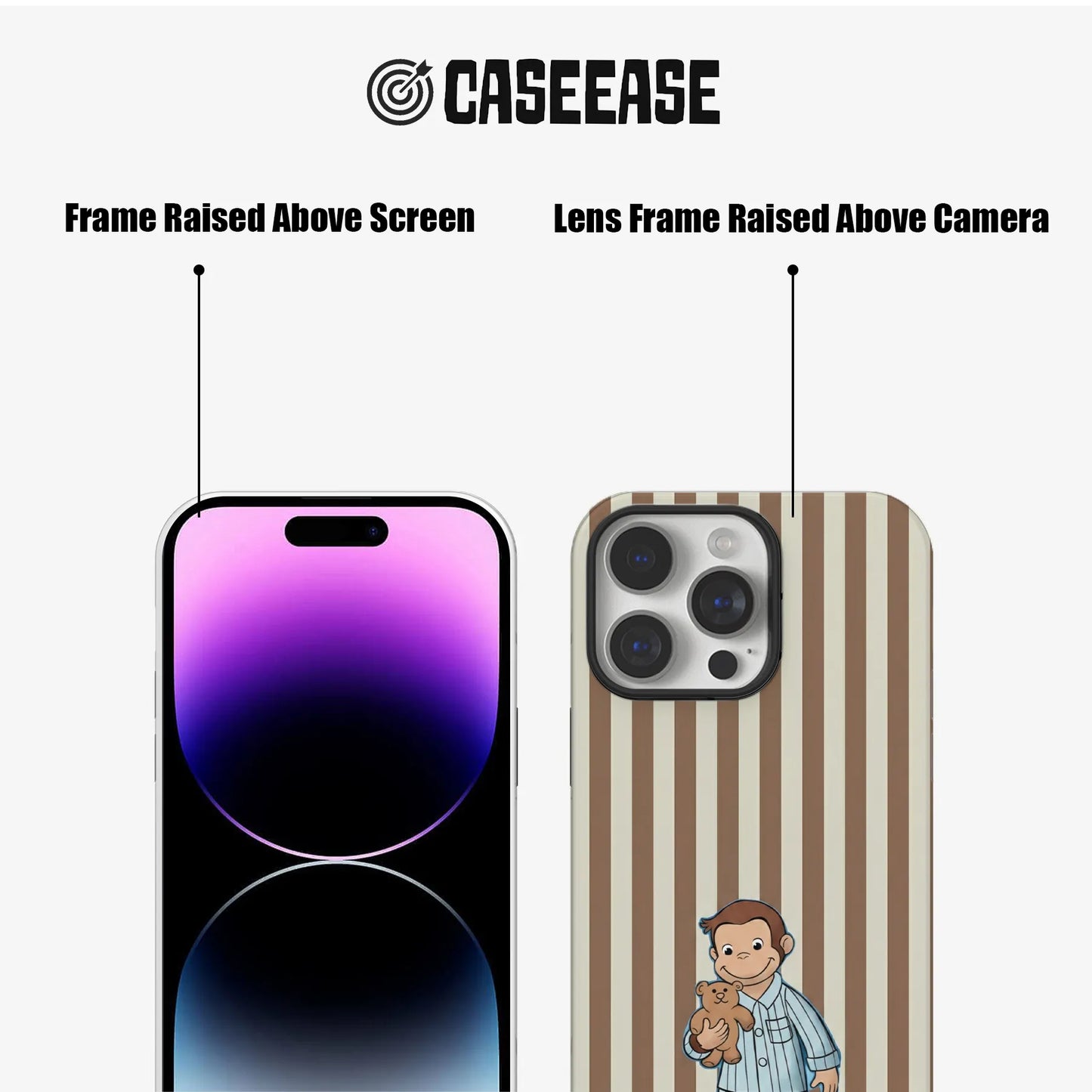 Cute Monkey Pajama Phone Case