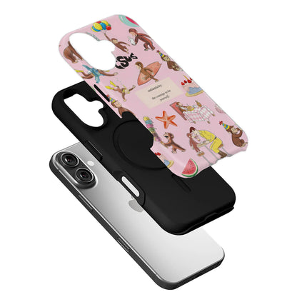 Curious Monkey Themed Phone Case
