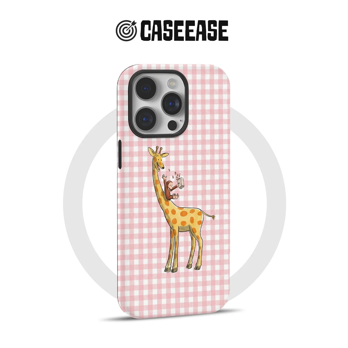 Cute Giraffe and Monkey Phone Case