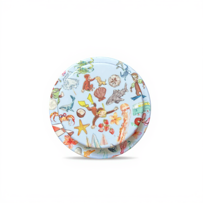Curious George Colorful Beach MagSafe Phone Stand