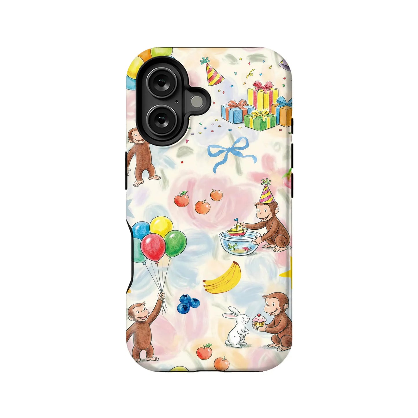 Curious Monkey Celebration Phone Case