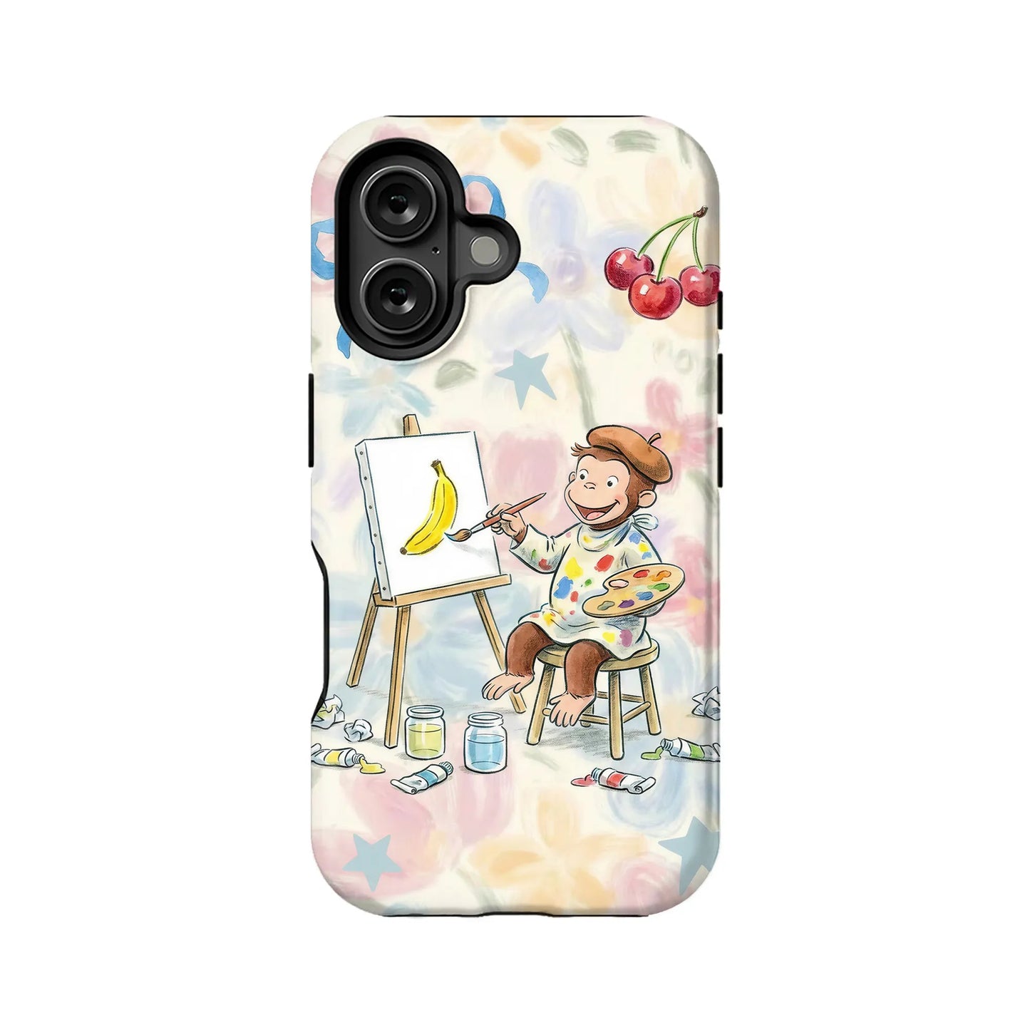 Curious George Painting Phone Case