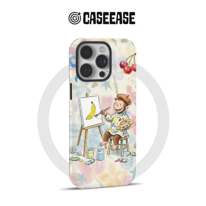 Curious George Painting Phone Case