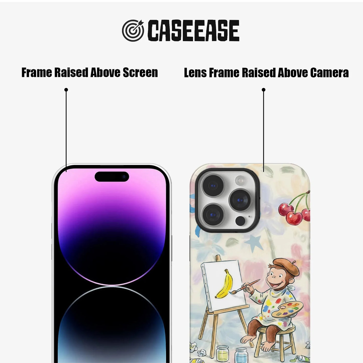 Curious George Painting Phone Case