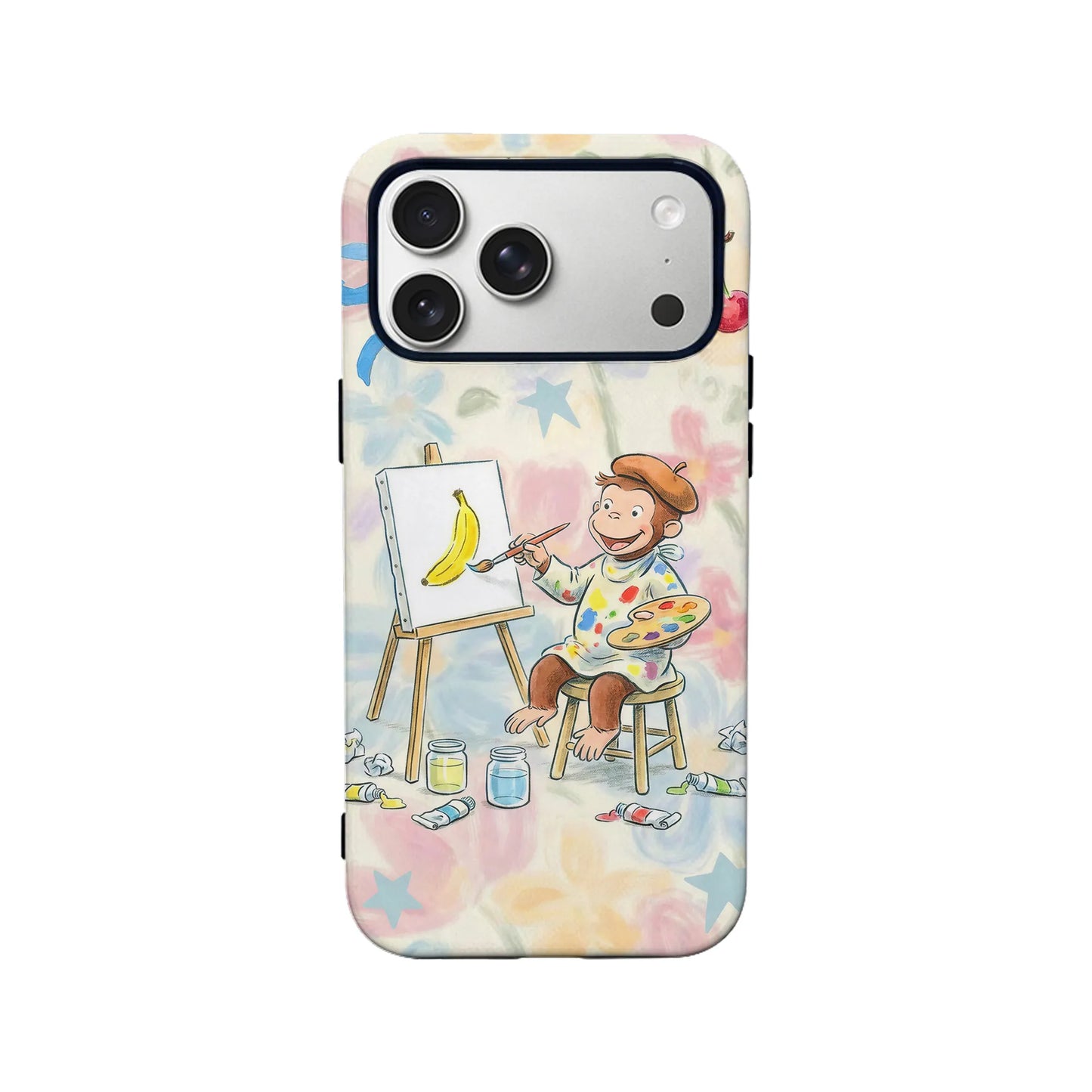 Curious George Painting Phone Case
