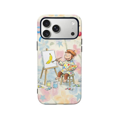 Curious George Painting Phone Case