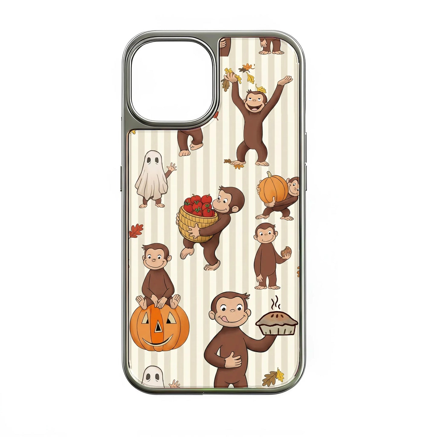 Curious Monkey Phone Case - Fun Character Design & Seasonal Vibes