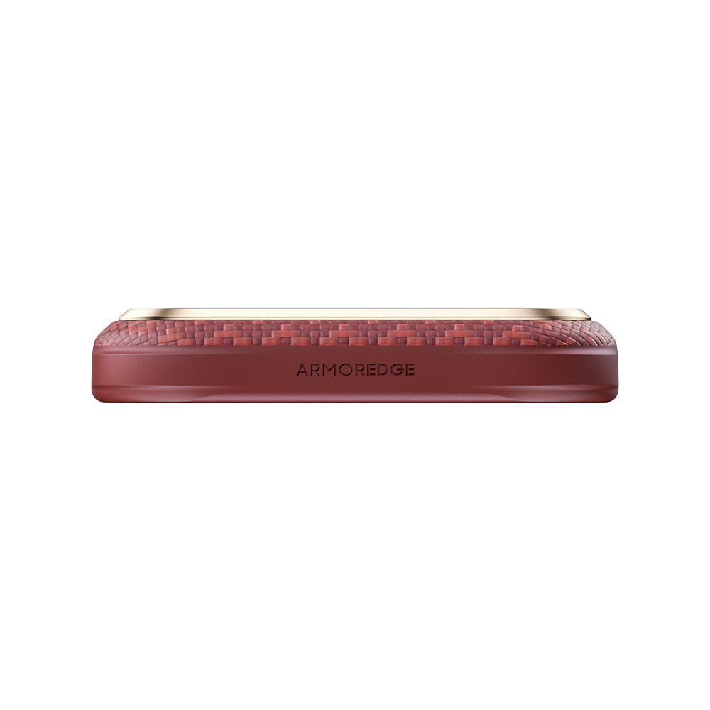 ArmorEdge Case built with Kevlar® for iPhone 17 Pro Max-Savvy Red