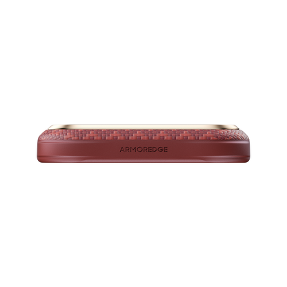 ArmorEdge Case built with Kevlar® for iPhone 17 Pro Max-Savvy Red