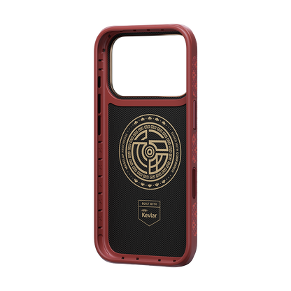 ArmorEdge Case built with Kevlar® for iPhone 17 Pro Max-Savvy Red