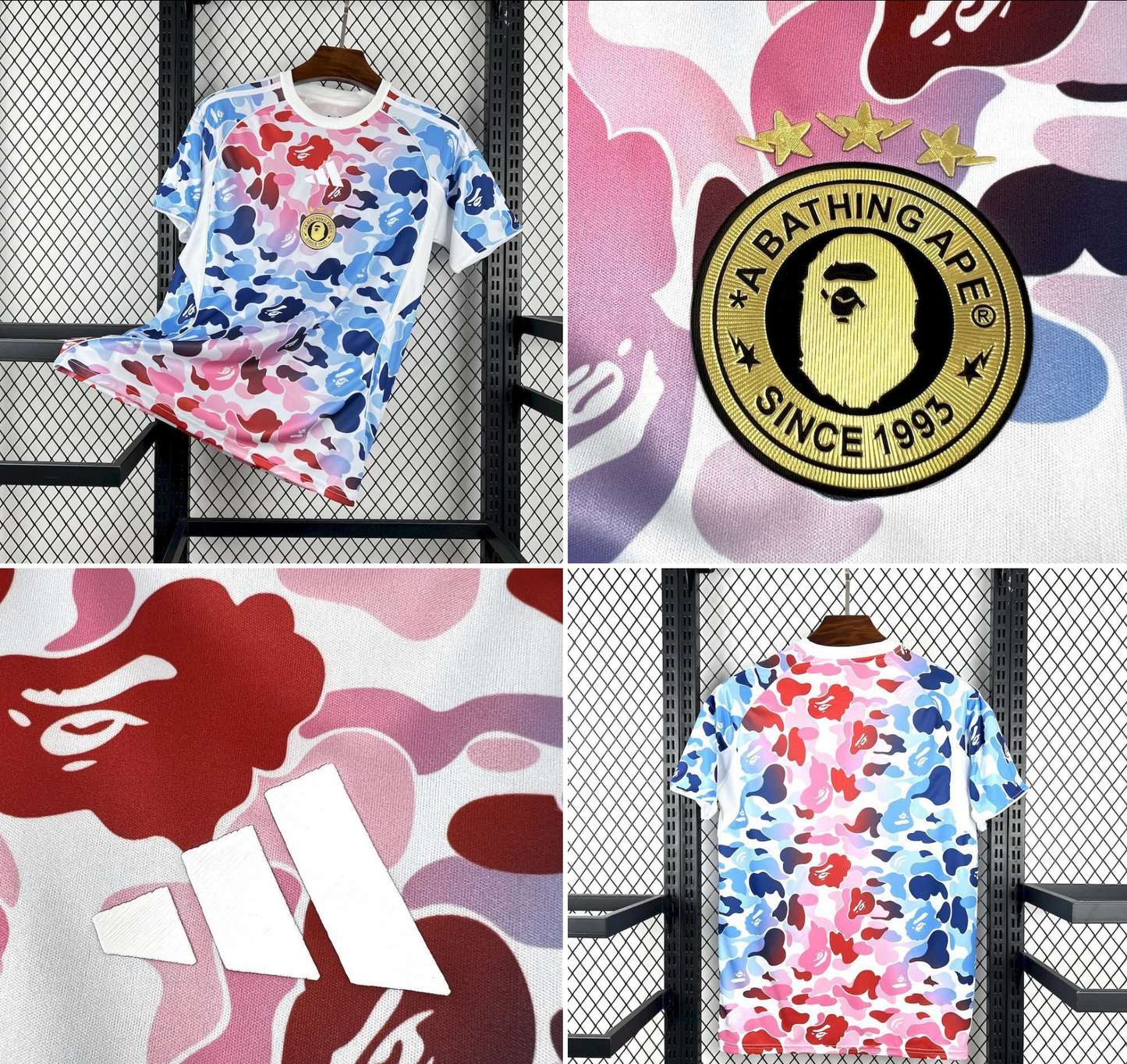25-26 BAPE Rose Matching Shirt Football